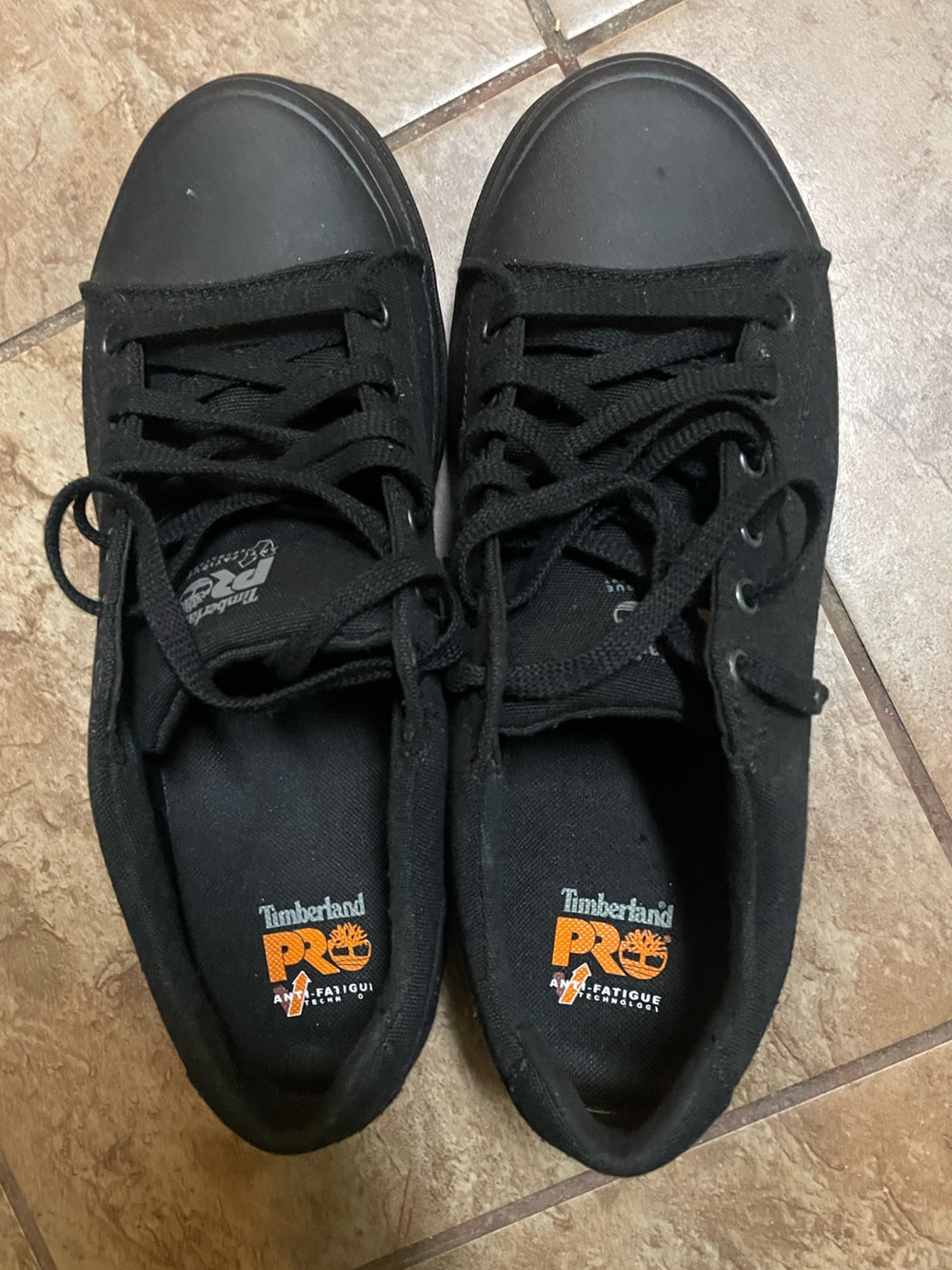 Timberland PRO Black Canvas Boat Shoes